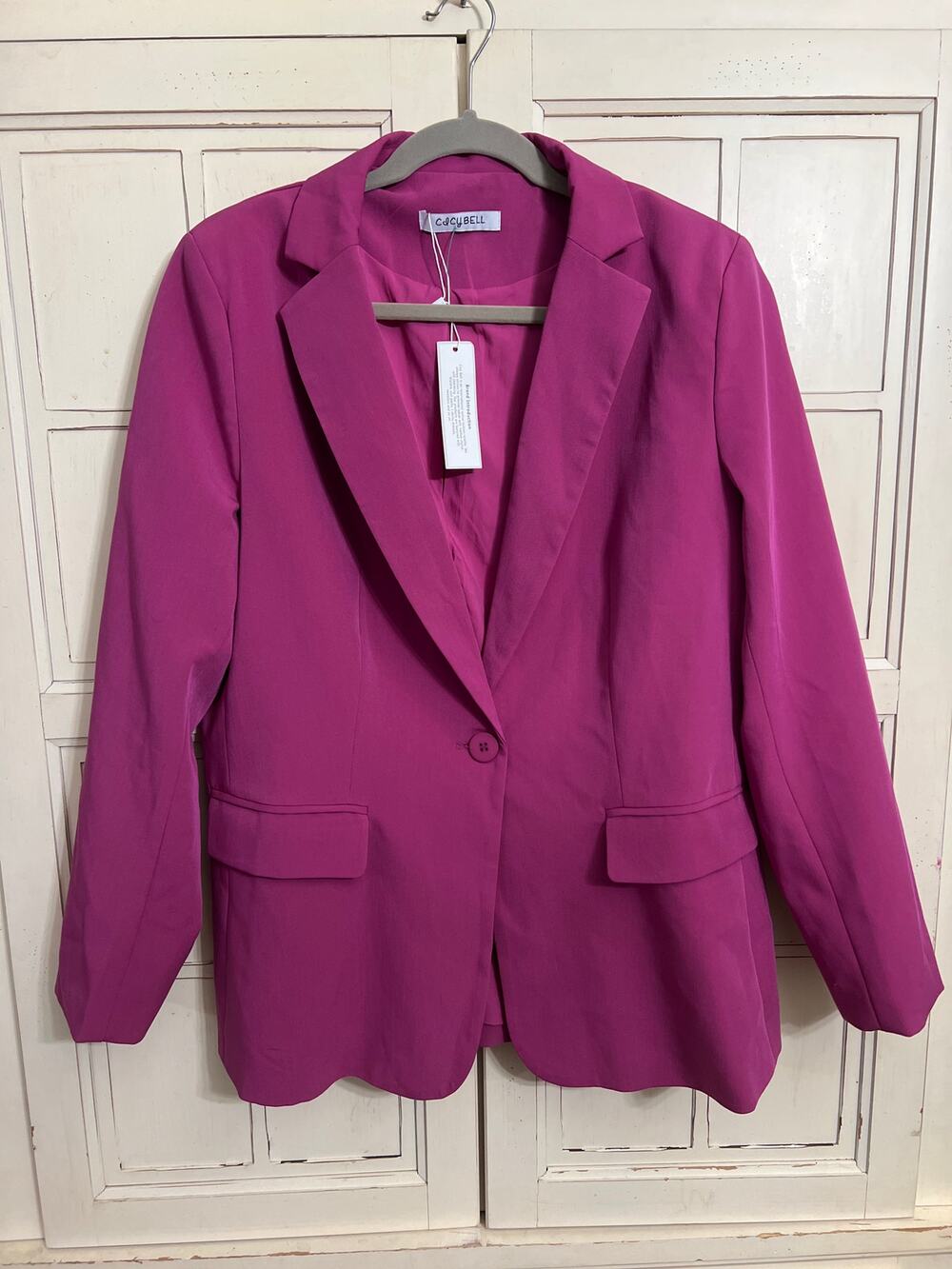 NWT Cicy Bell size XL dark pink women’s blazer jacket